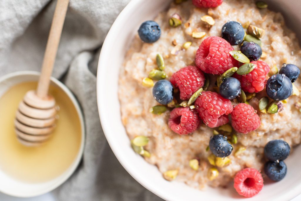 Bulgar Citrus Porridge with berries by Karlene Karst