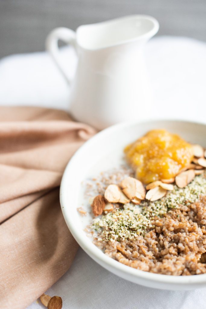 Breakfast Series Farro Porridge Karlene Karst