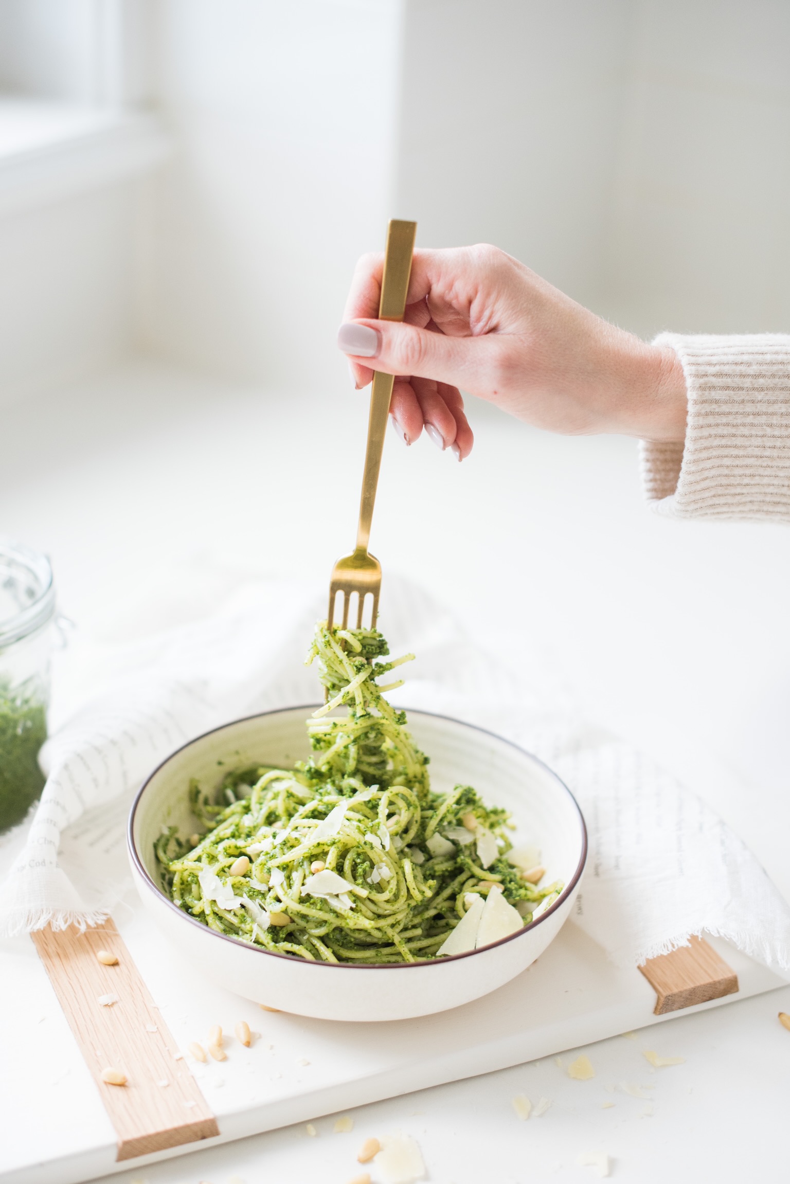 Kale Pesto Pasta