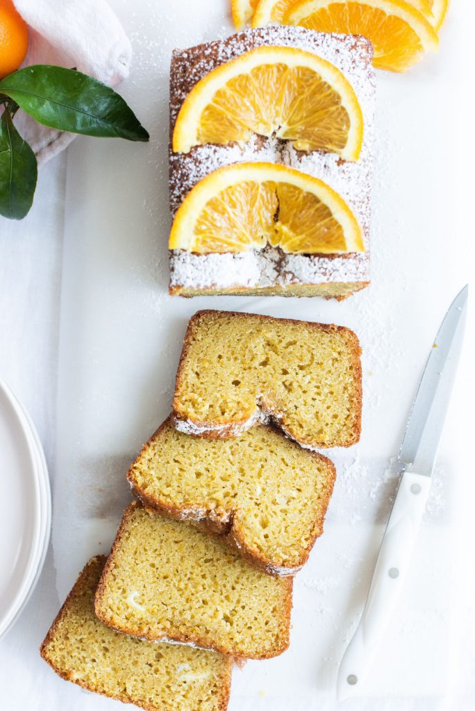 sliced olive oil citrus loaf by karlene karst